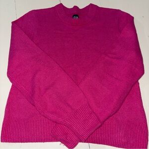 GAP Men's Vibrant Pink Crewneck Sweater